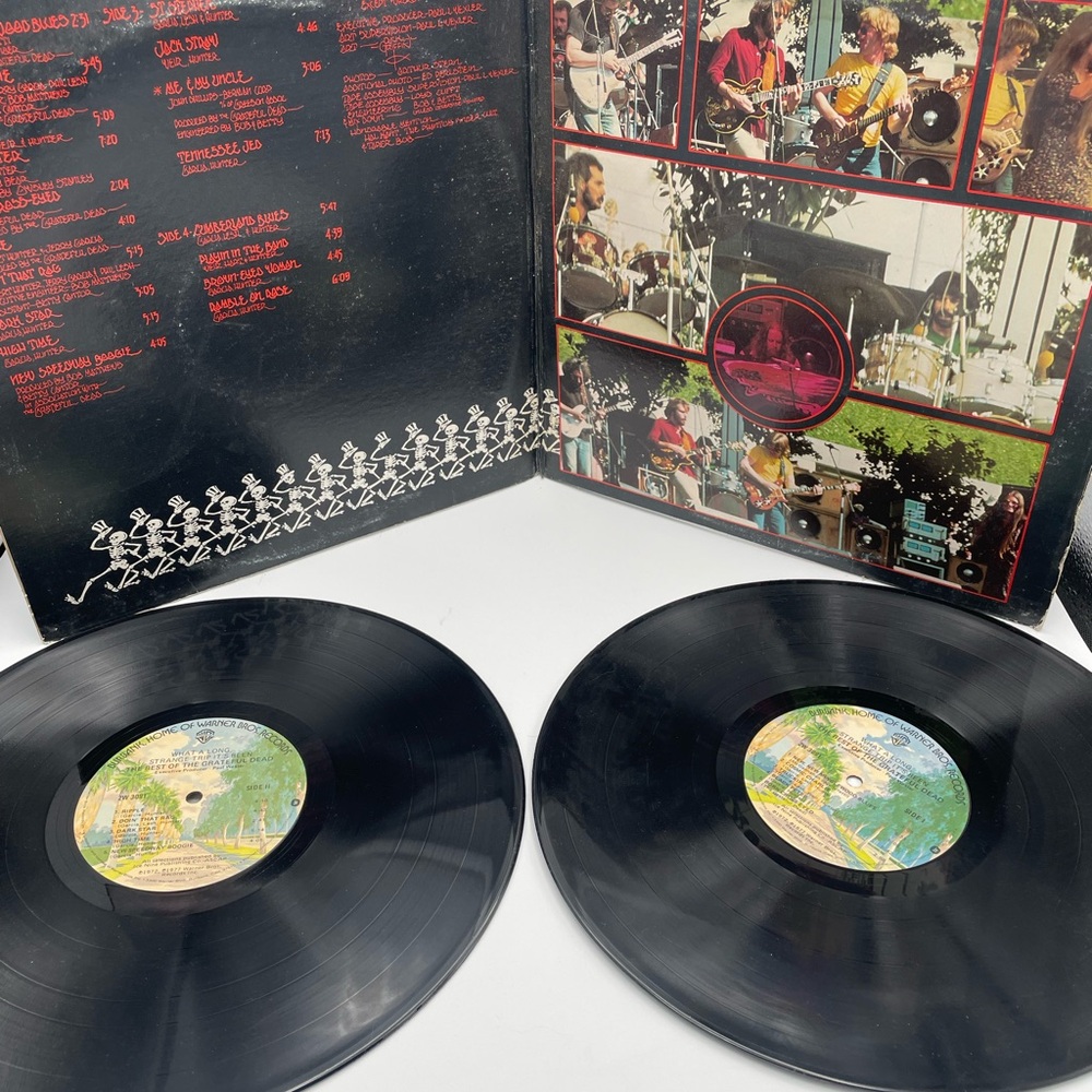 The Grateful Dead the best of “what a long strange trip it’s been” Vinyl Records